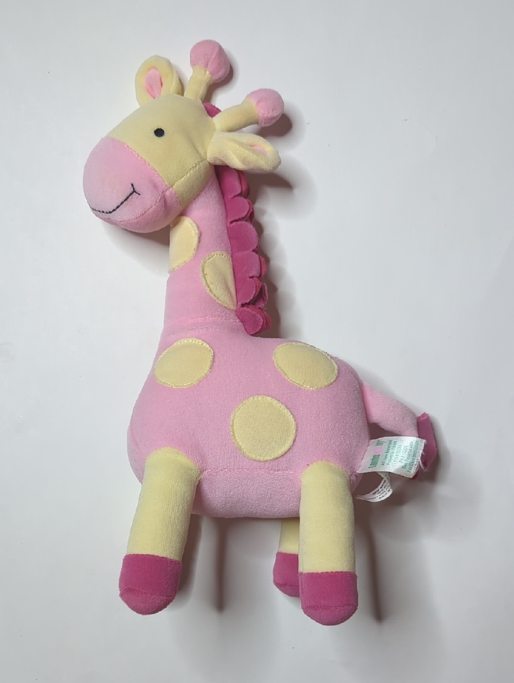 Lambs & Ivy Pink Jungle Giraffe Stuffed Animal Toy Snuggles 2009